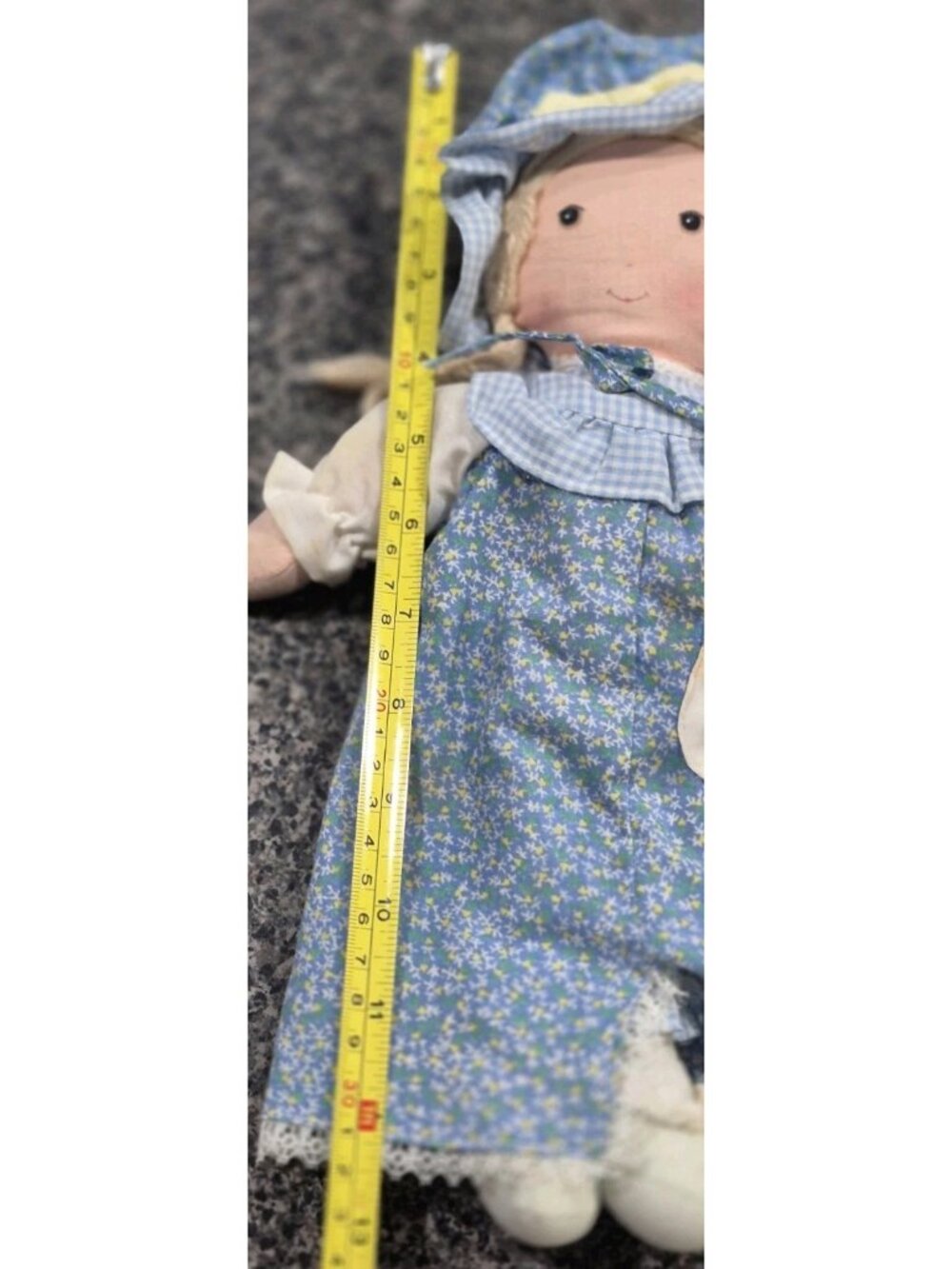 12" VINTAGE HOLLY HOBBIE KNICKERBOCKER RAG GIRL DOLL STUFFED ANIMAL PLUSH TOY - Picture 5 of 5